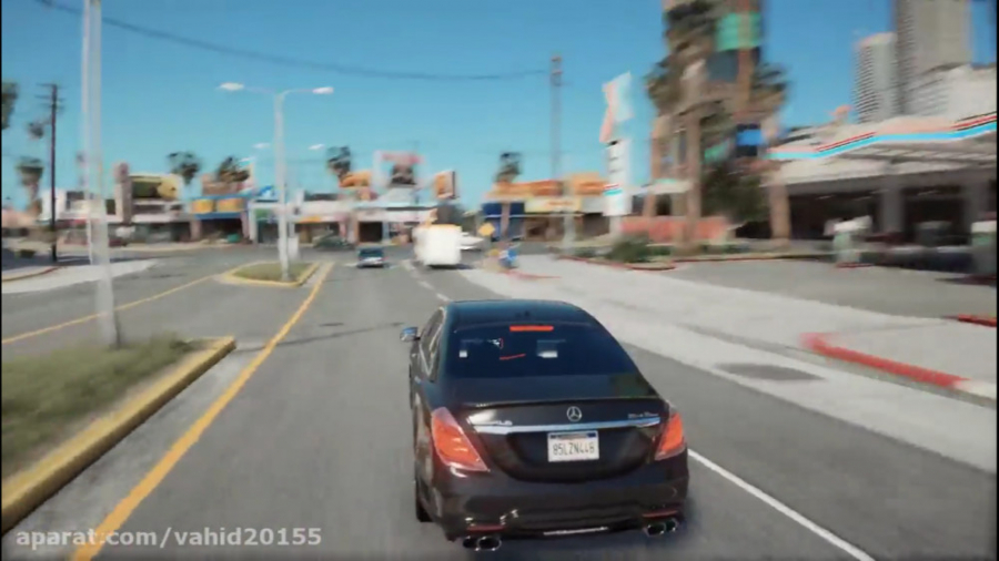 گیم پلی بازی GTA V بر روی گراف...