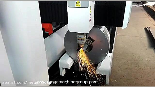 لوله بر دستگاه برش لیزر فایبر...