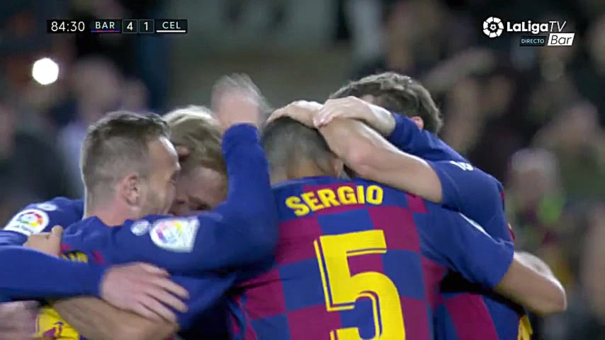 گل سرجیو بوسکتس به سلتاویگو (ب...