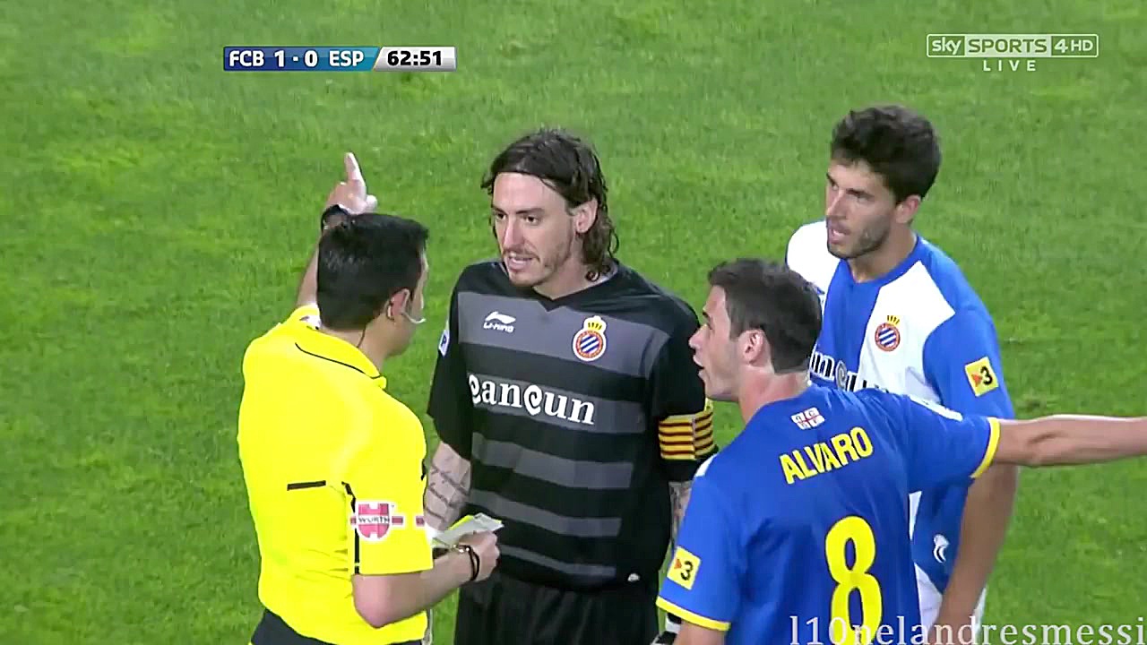 4 گل مسی مقابل اسپانیول ( 2012...