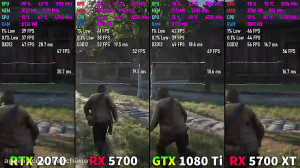 مقایسه کارت های RX 5700  GTX 1...