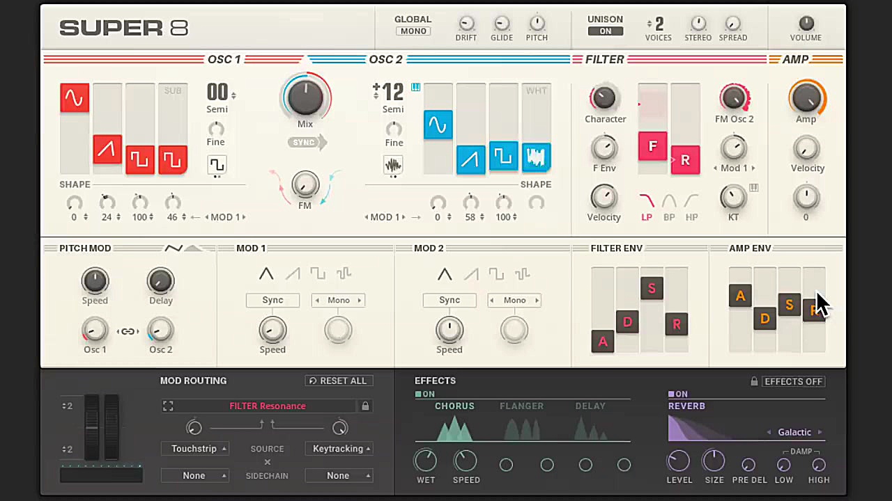 بررسی وی اس تی سینتی سایزر Nat...