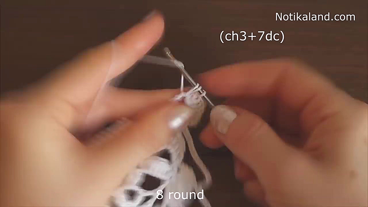 آموزش گام به گام بافت رومیزی ب...