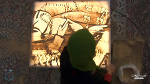 هنرنمایی با شن خانم ( فاطمه عب...