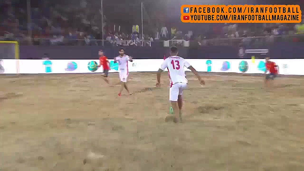 خلاصه بازی تیم ملی فوتبال ساحل...
