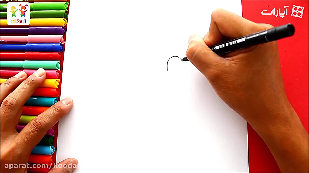 آموزش نقاشی لاکپشت کوچولو  آمو...