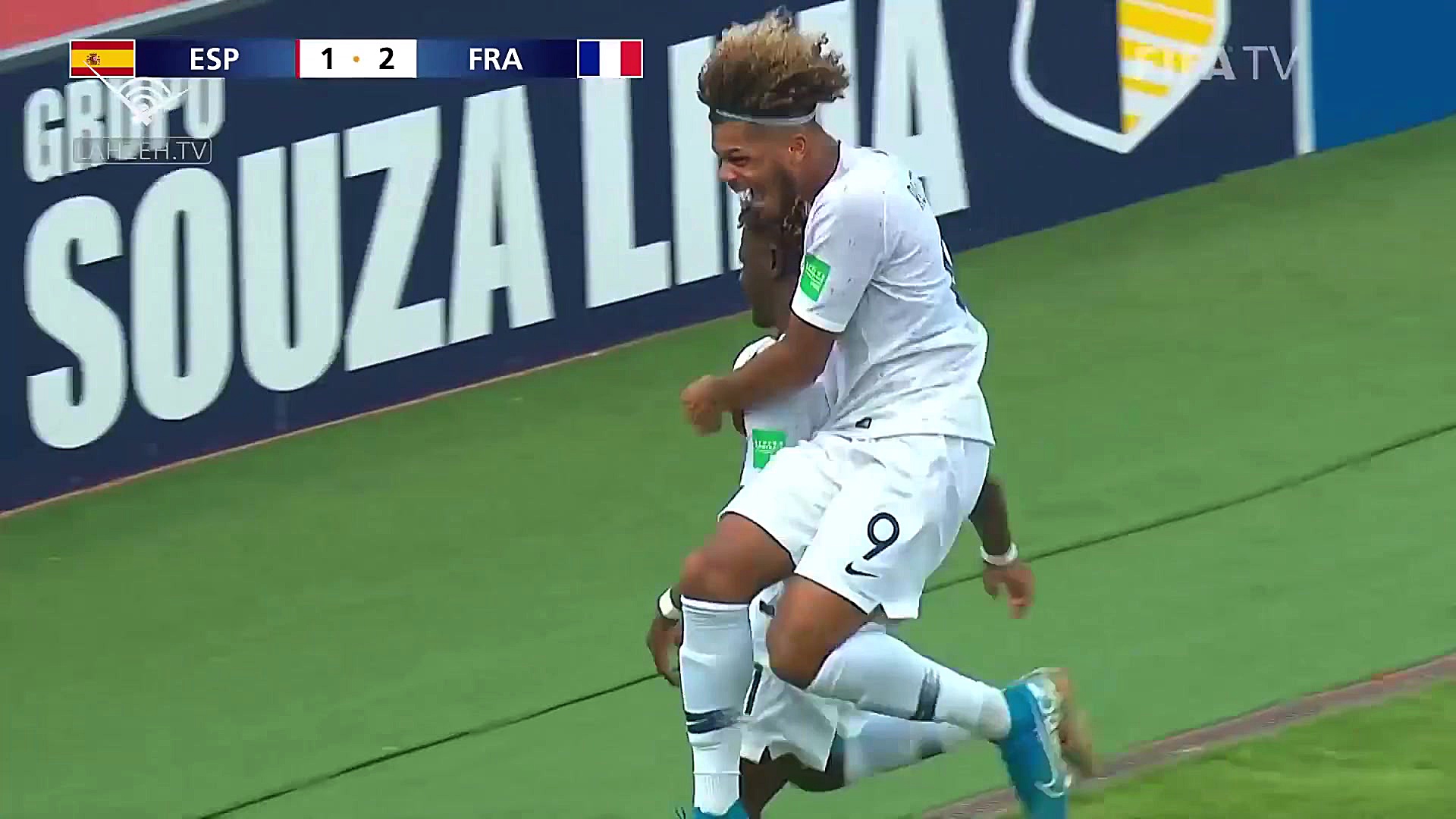 خلاصه بازی فرانسه 6  1 اسپانیا...