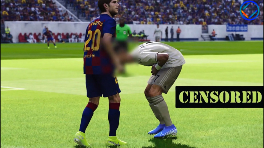 اتفاقات خنده دار در بازی PES 2...