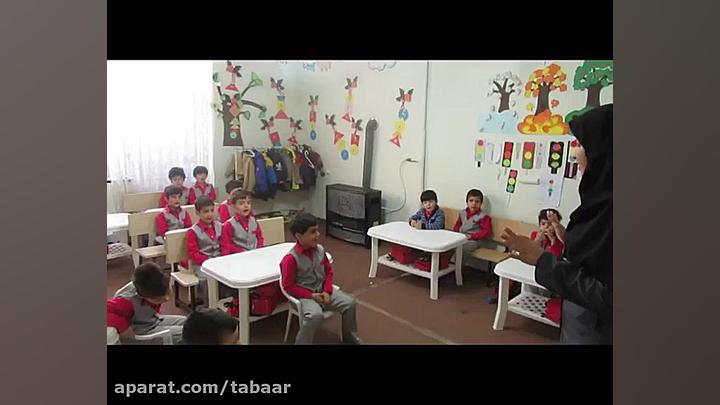 آموزش حواس پنجگانه کلاس خانم ف...