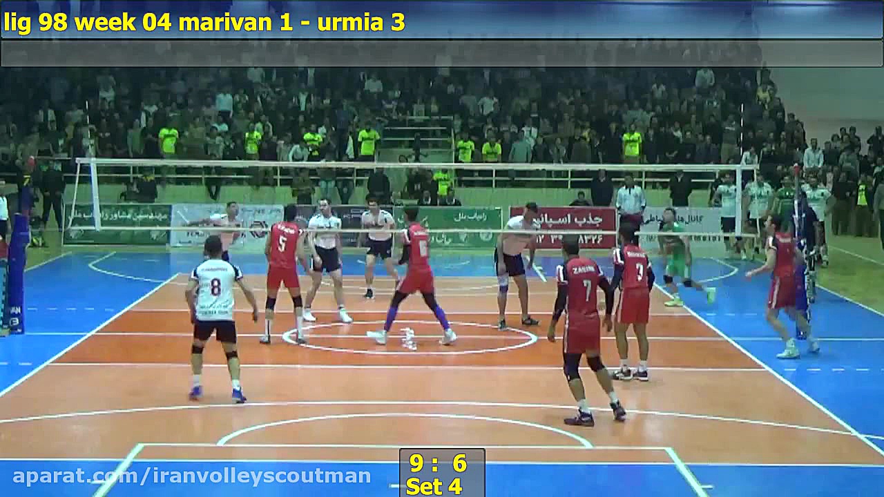 لیگ برتر والیبال 1398 هفته چها...