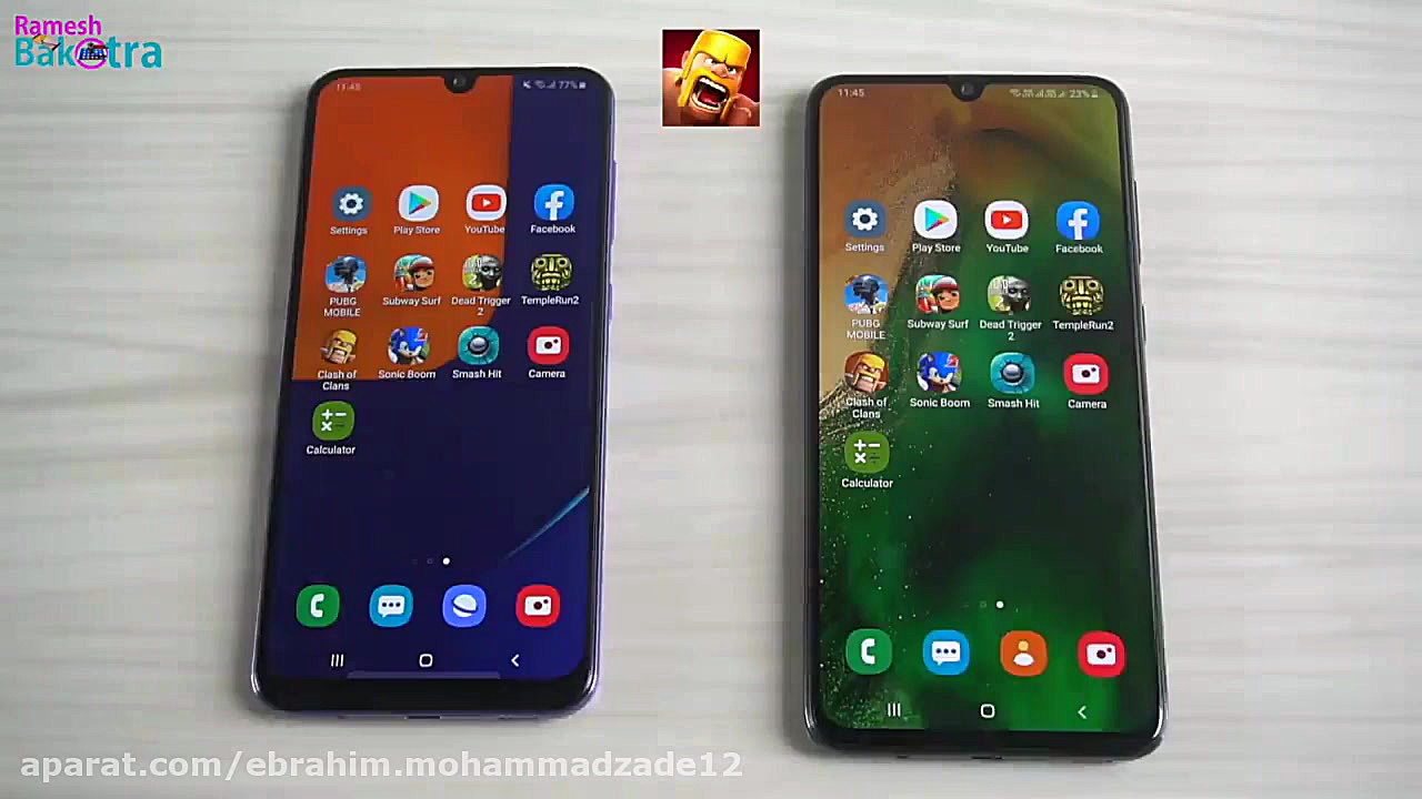 مقایسه سرعت دو گوشی بسیار پر ط...