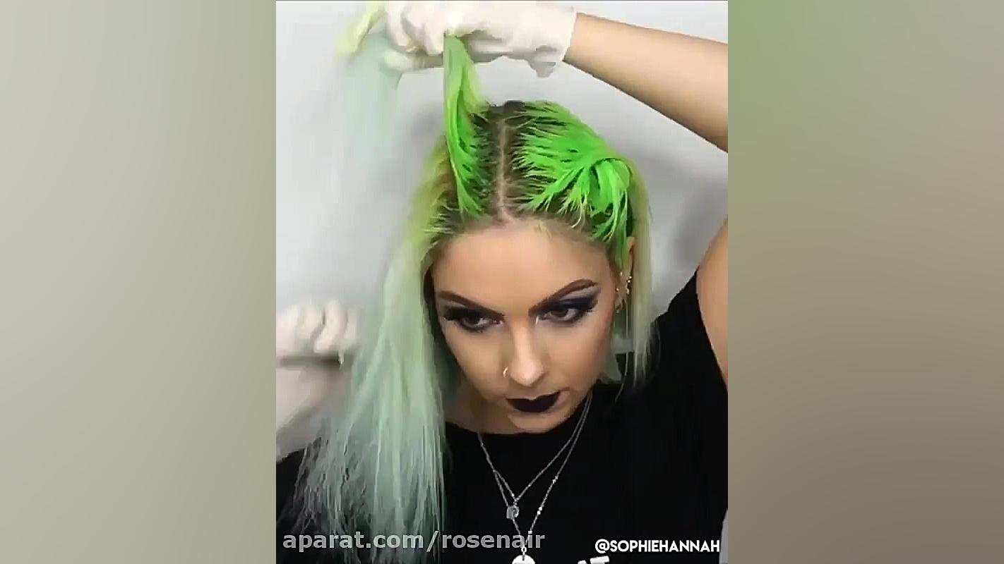 آموزش رنگ مو و رنگ مو روشن و ب...