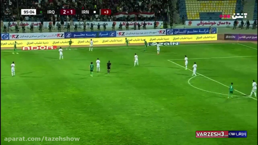 خلاصه بازی عراق ۲ ایران ۱ مقدم...