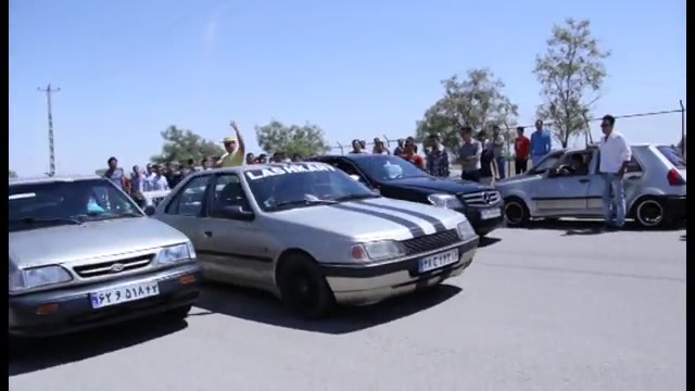 درگ پژو تیون با بنز و پراید تی...