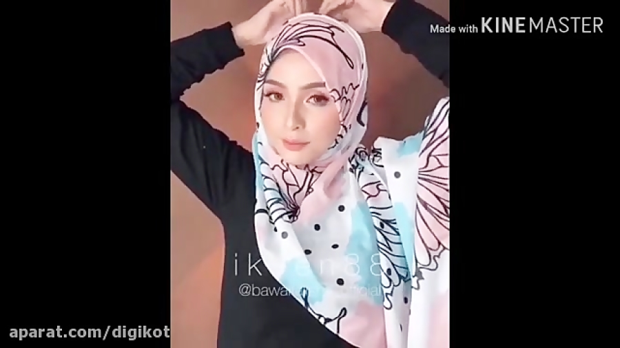 مدل های بستن شال روسری