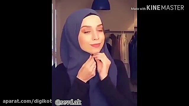 مدل های بستن شال روسری