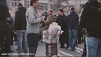 ویدیو اعتراض به شخص حسن روحانی...