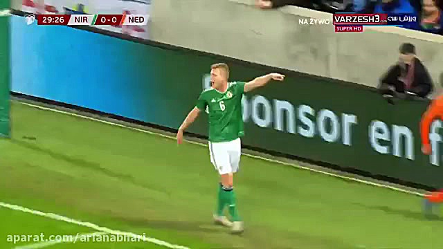 خلاصه بازی ایرلند شمالی  هلند