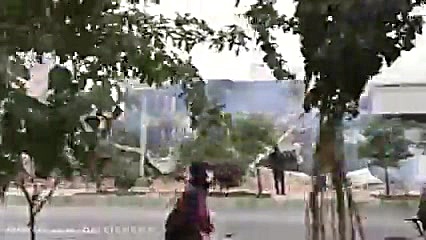 تخریب کامل بانک انصار شیراز در...