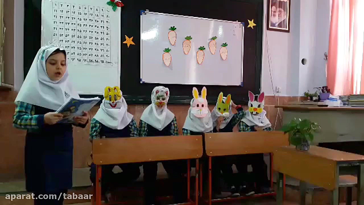 اجرای نمایش مدرسه خرگوش ها کلا...