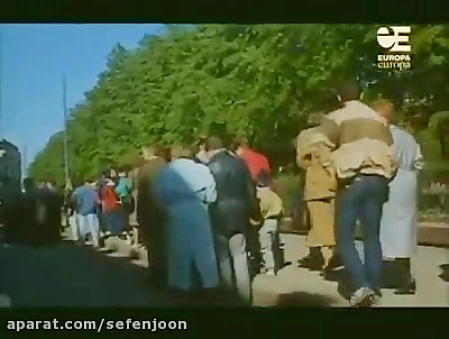 فیلم قدیمی از صف طولانی مک دون...