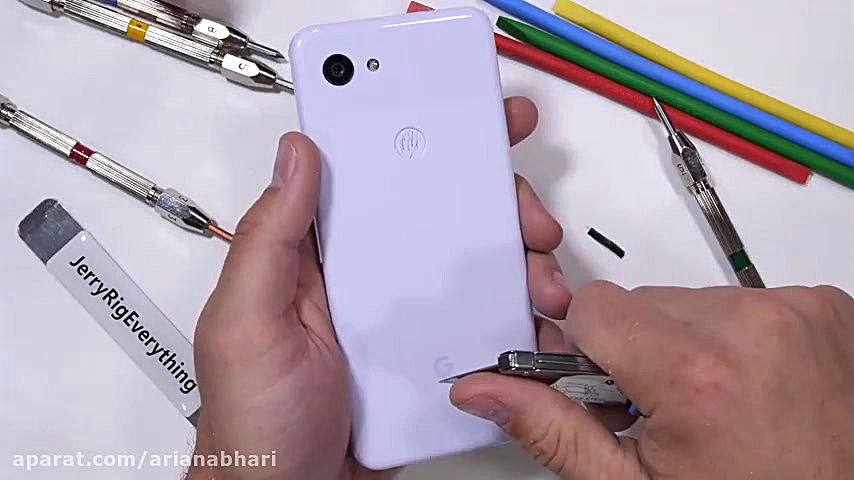 تست مقاومت گوشی گوگل پیکسل Goo...