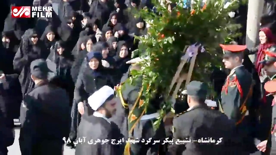 مراسم تشییع شهید امنیت در کرما...