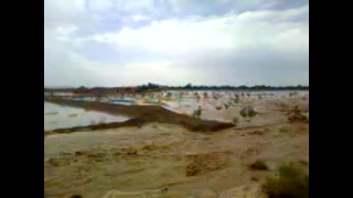 سیل در روستای ریاب