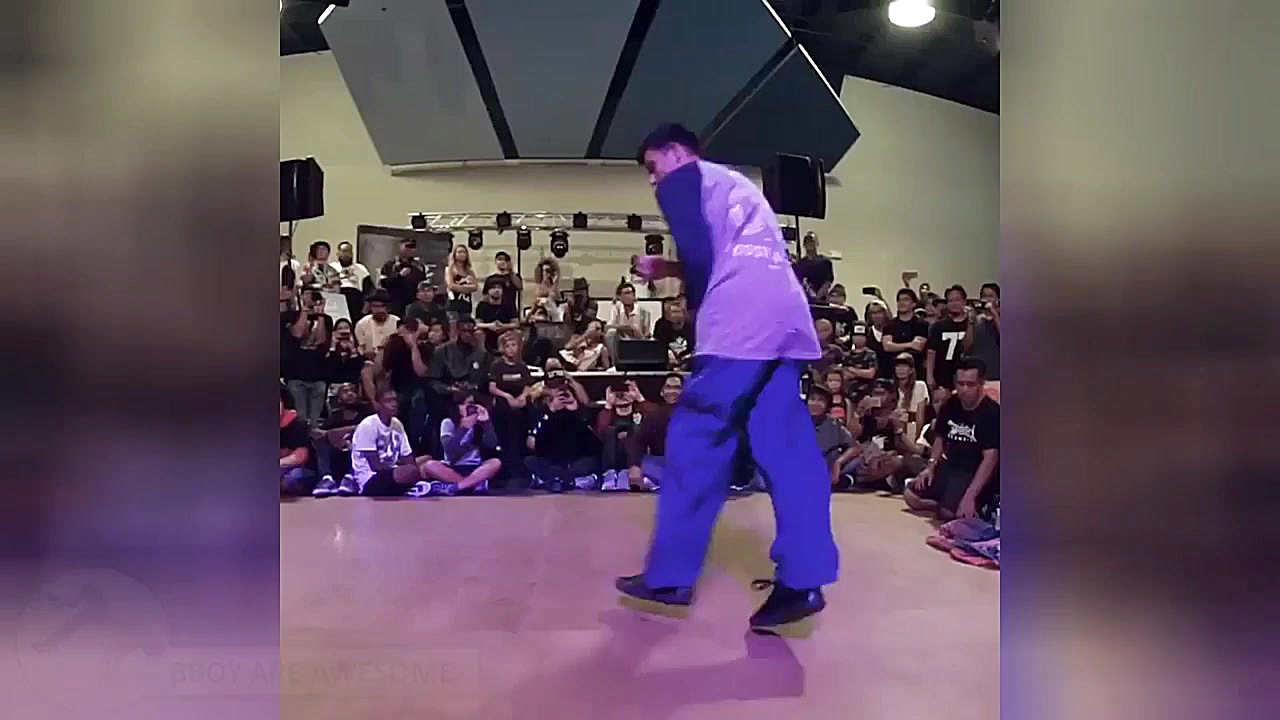 حرکات قدرتی و نمایشی Bboy Vict...