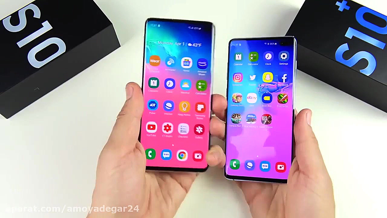 مقایسه سامسونگ S10 و S10 Plus