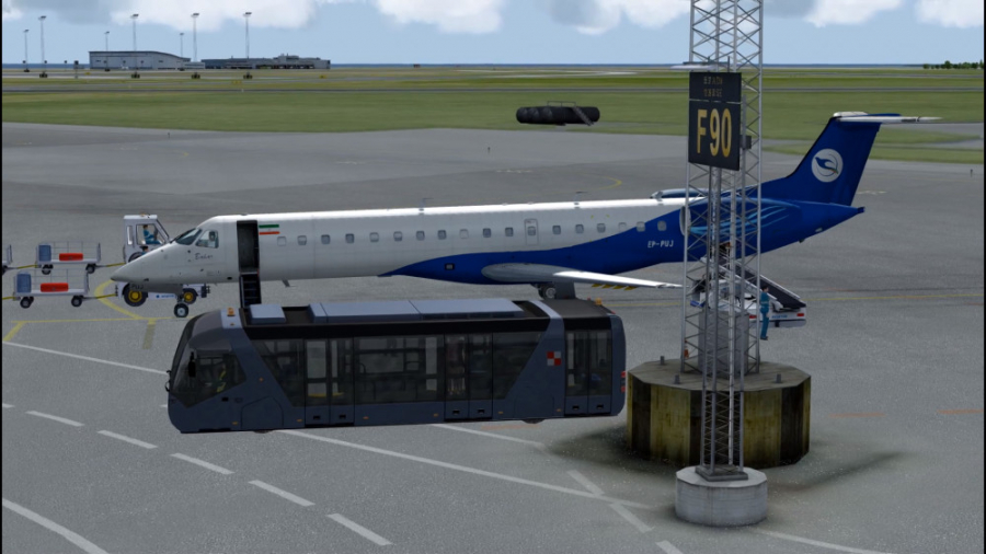 خدمات فرودگاهی به ERJ 145 هواپ...