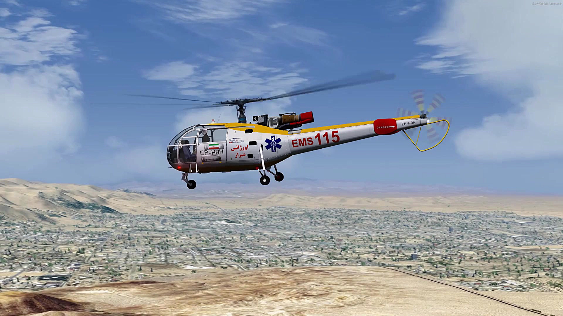 بالگرد الوئت 3 اورژانس هوایی ش...