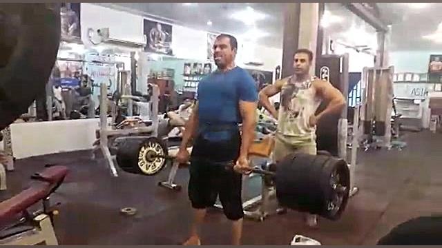 تمرینات ددلیفت مسابقات استانی