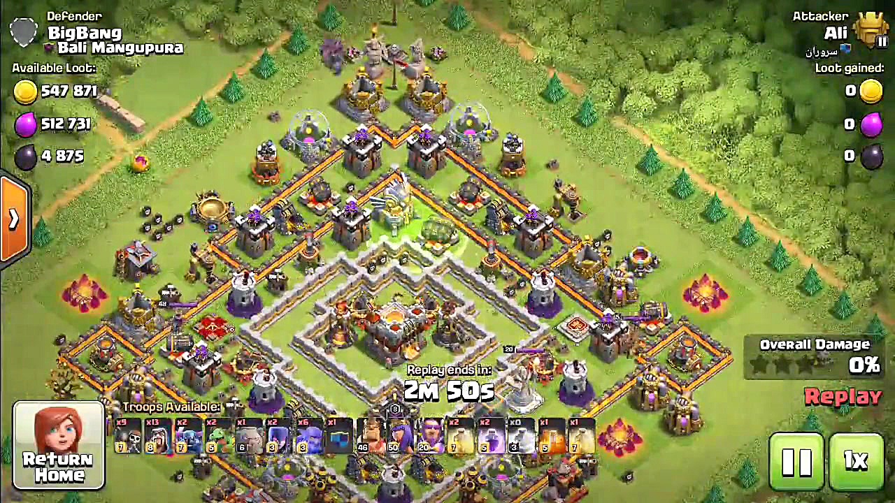 بهترین اتک در کلش اف کلنز