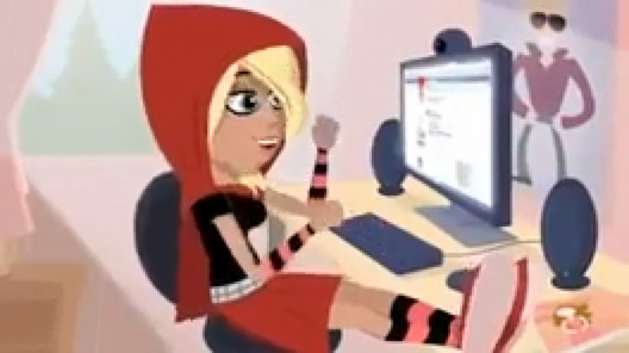 شنل قرمزی و آقا گرگه در فضای م...