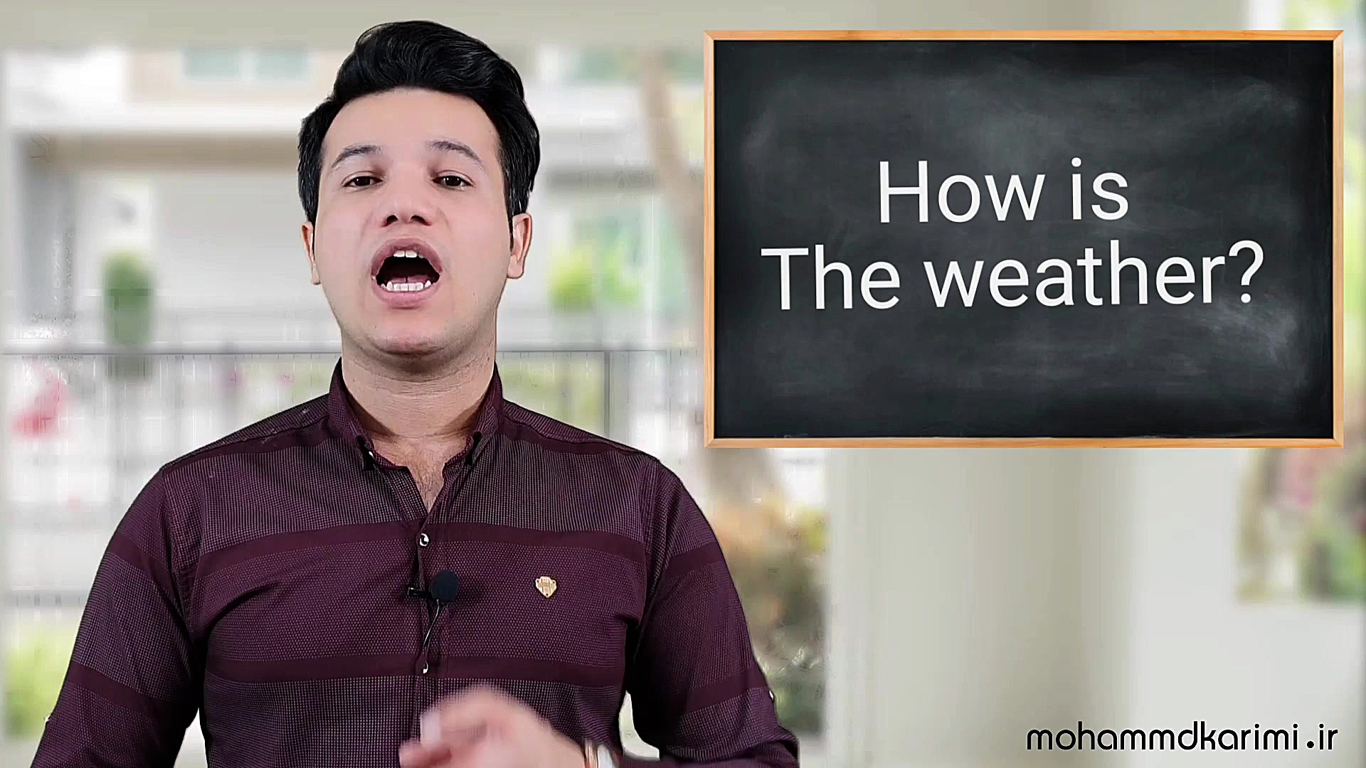 آموزش مکالمه انگلیسی | آب و هو...