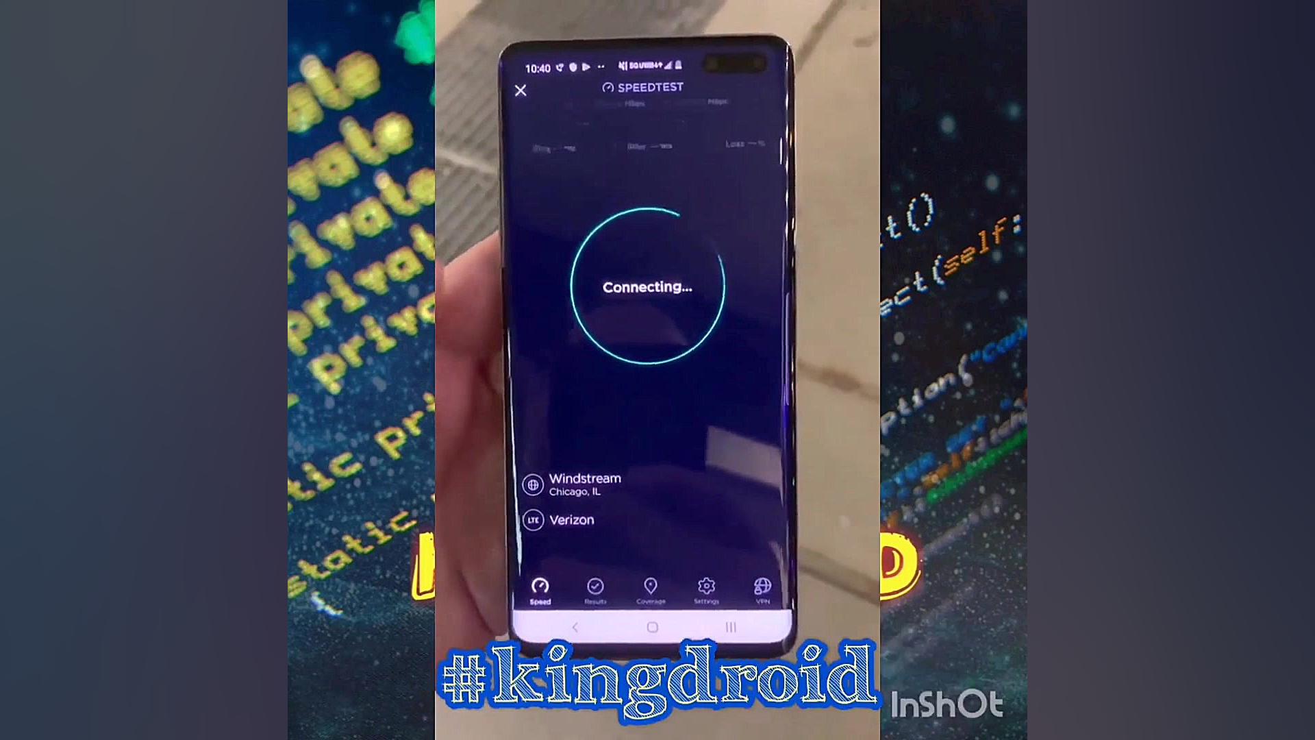 تست سرعت اینترنت 5G در گلکسی S...