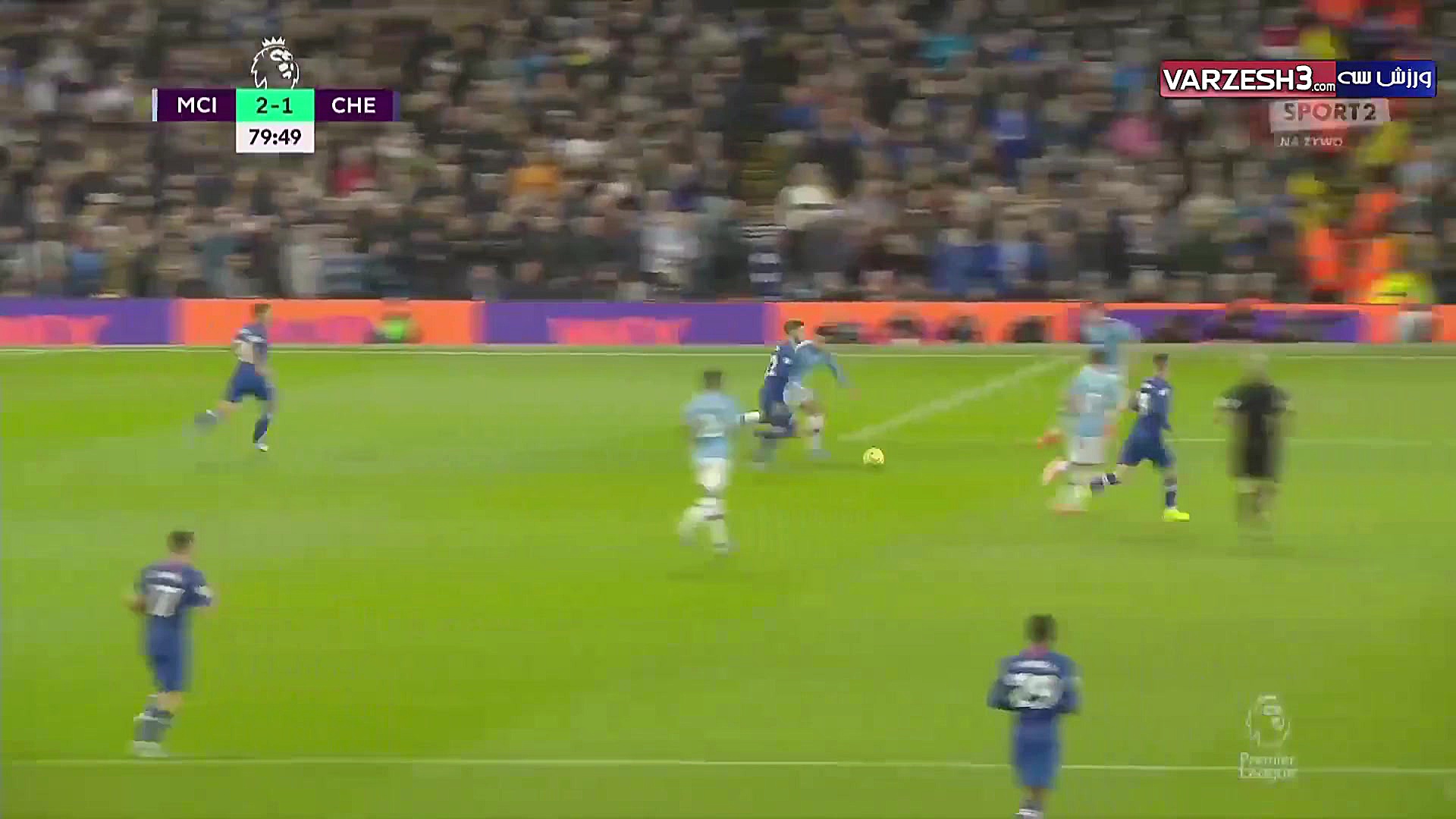 خلاصه بازی منچسترسیتی2 ۱ چلسی