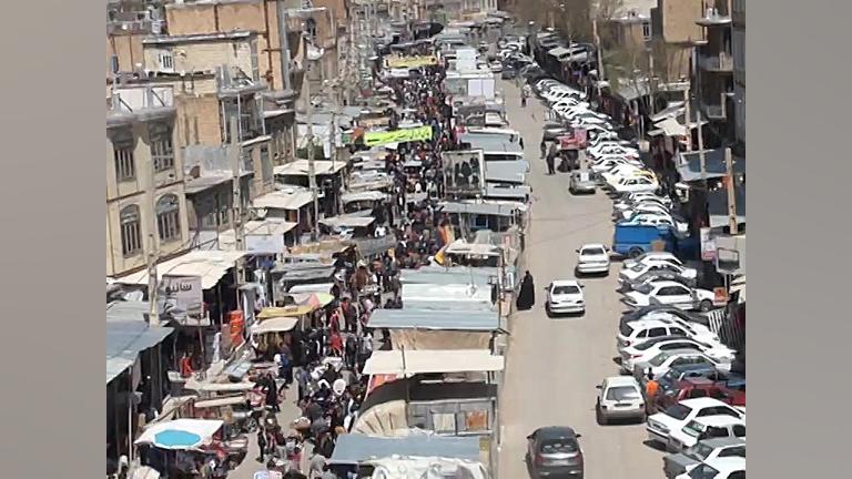 بازارچه مرزی جوانرود استان کرم...