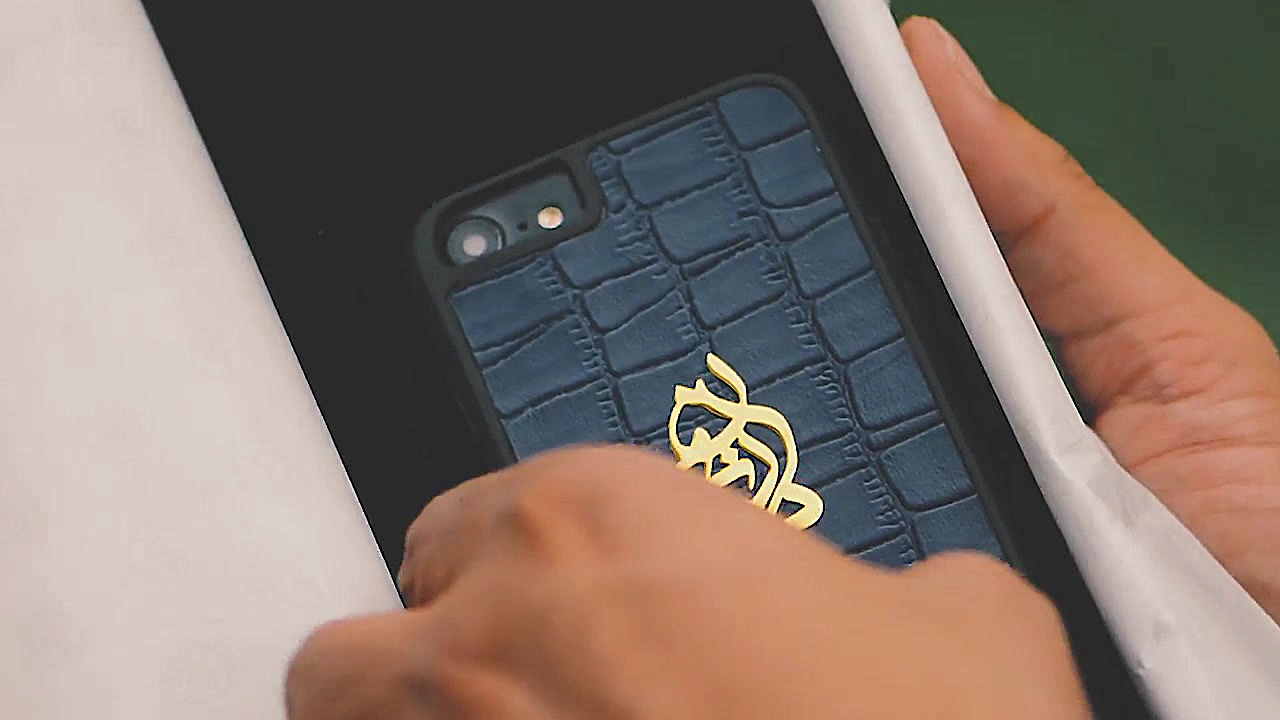 قاب موبایل با چرم طبیعی