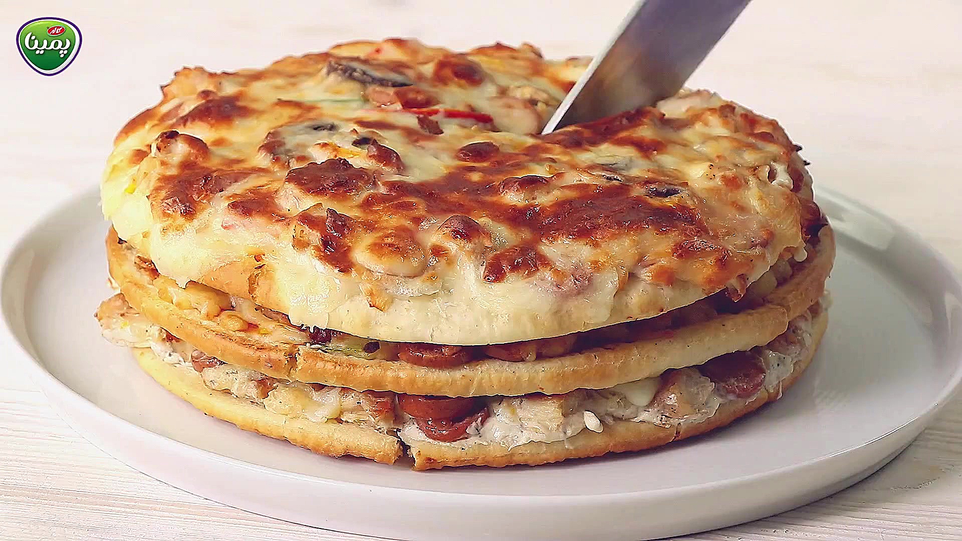 طرز تهیه کیک پیتزا