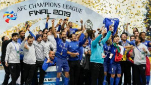جشن قهرمانی الهلال در لیگ قهرم...