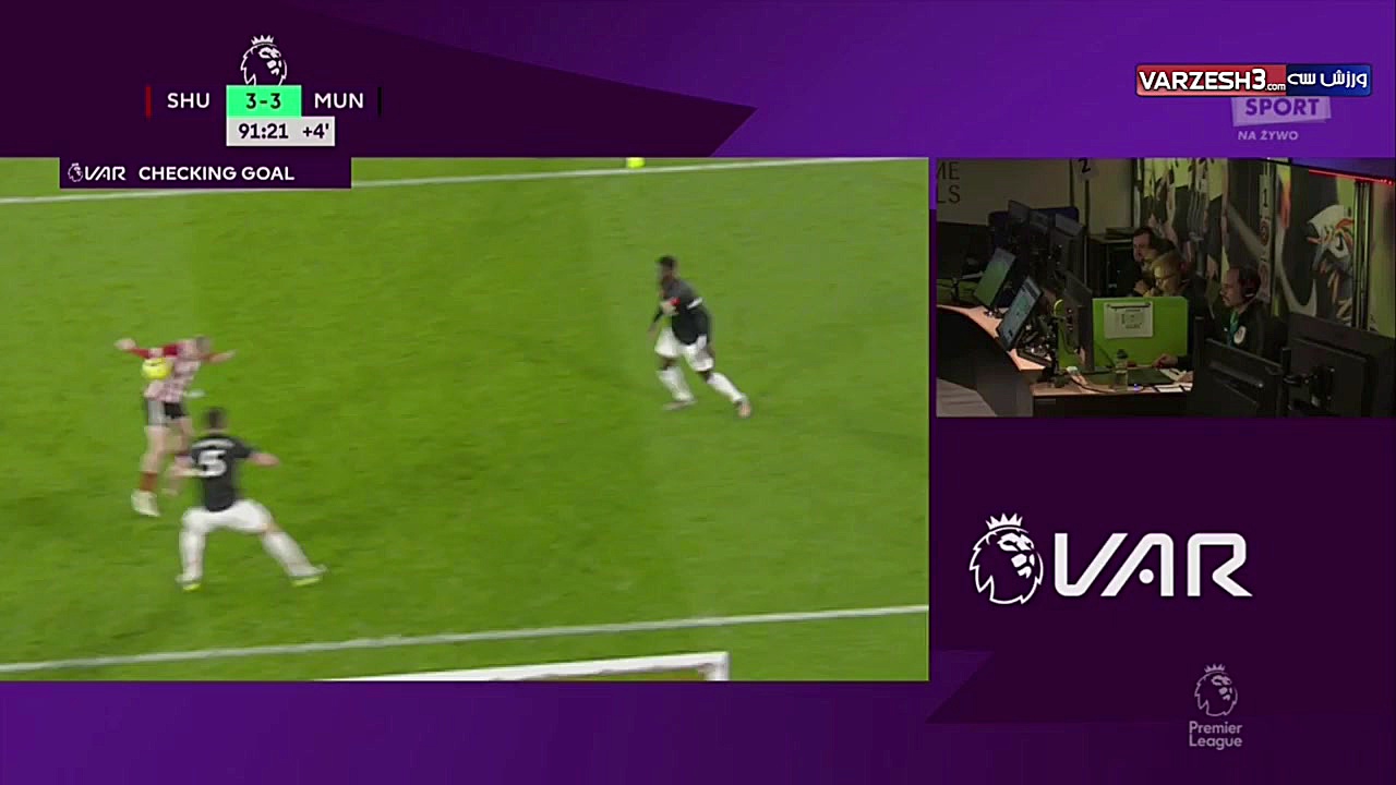 خلاصه بازی منچستریونایتد ۳ ۳ ش...