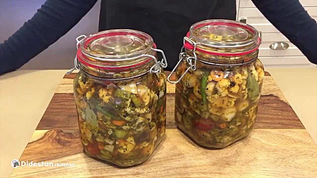 آموزش درست کردن ترشی مخلوط خوش...