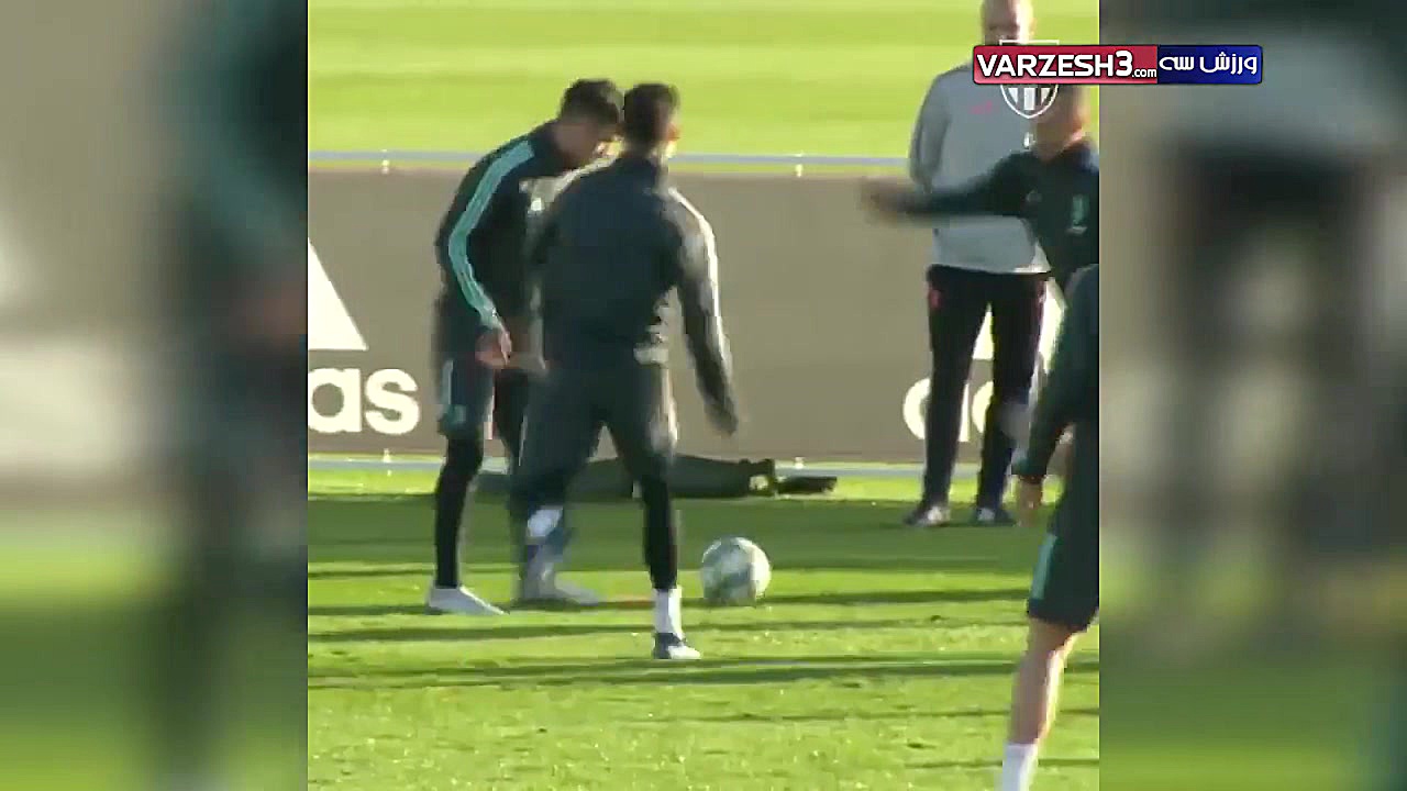 لایی خوردن کریستیانو رونالدو و...