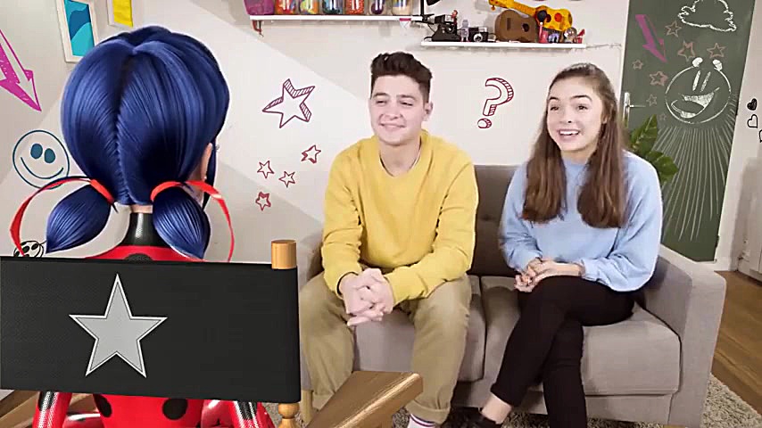 میراکلس لیدی باگ مصاحبه این دو...