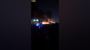 لحظه حمله به کنسولگری ایران در...