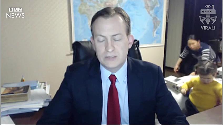 ویدئوی وایرال پدر در حال مصاحب...