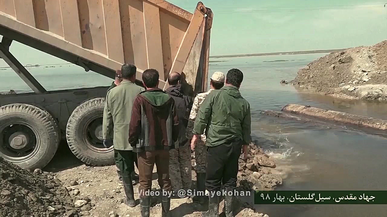 جهاد مقدس، سیل گلستان، بهار 98