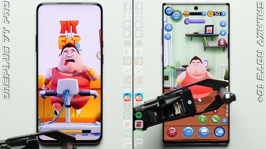 تست سرعت وان پلاس 7 تی پرو (نس...